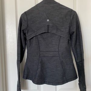 Lululemon Define Black Slub Denim Jacket